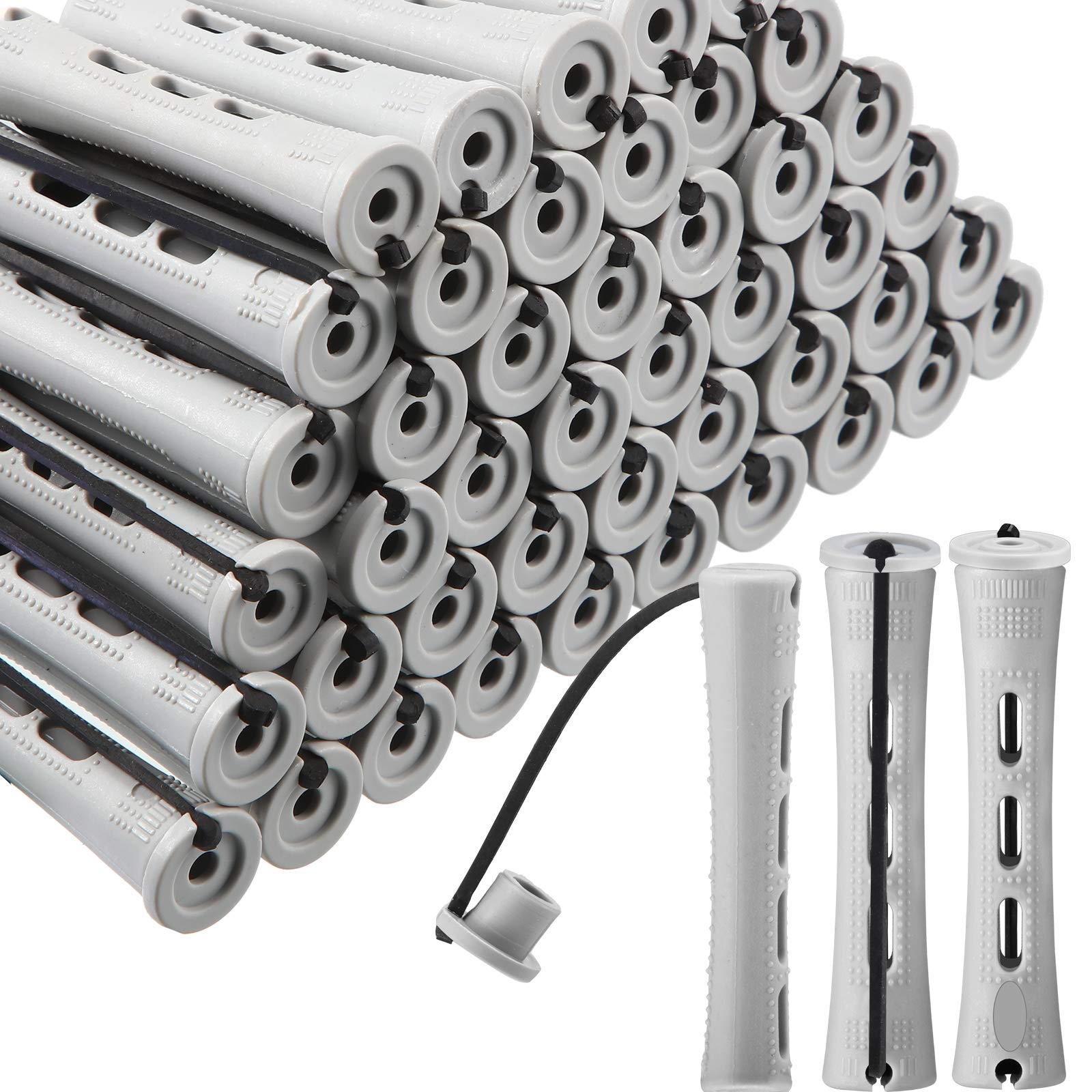 Willbond short perm rods gray pack closeup showing durable, reusable curling tool