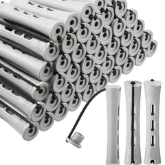 Willbond short perm rods gray pack closeup showing durable, reusable curling tool
