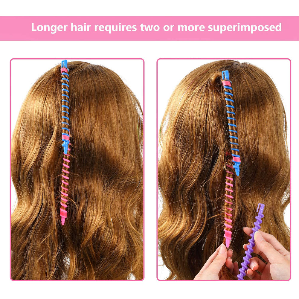 WILLBOND purple spiral perm rod color supports long-lasting waves