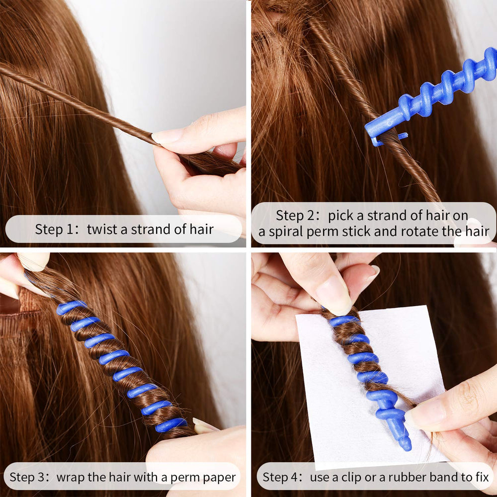 WILLBOND yellow spiral perm rod color offering bright styling options