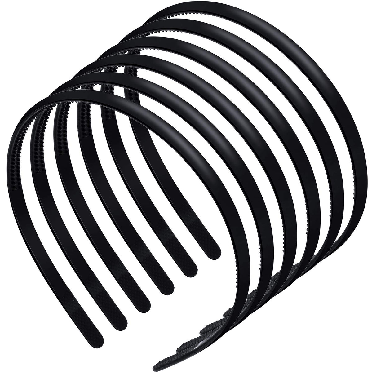 WILLBOND thin headband in light brown with teeth for secure grip during makeup