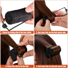 Willbond three-size rollers with soft satin fabric for gentle use