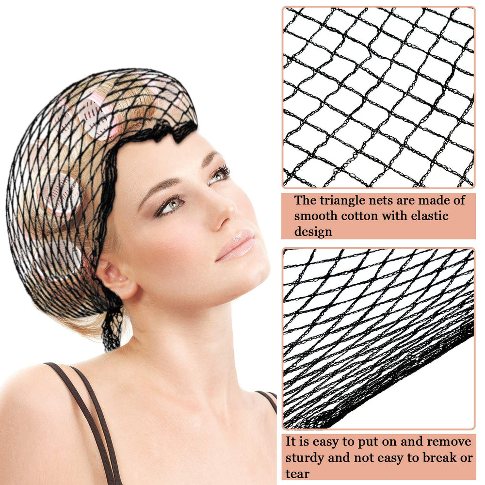 Willbond triangle hair net 35x35x57 inches fits most heads comfortably