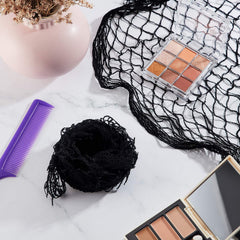 Willbond triangle hair net ties at back or front for secure drying