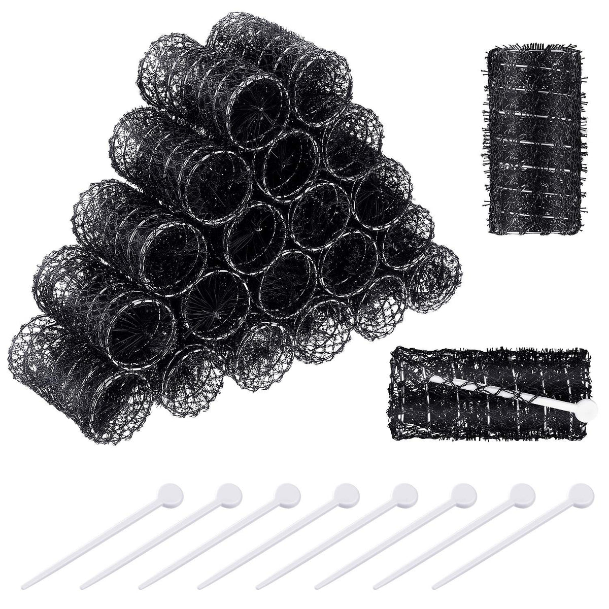 Willbond vintage brush roller set for effortless home curls and waves