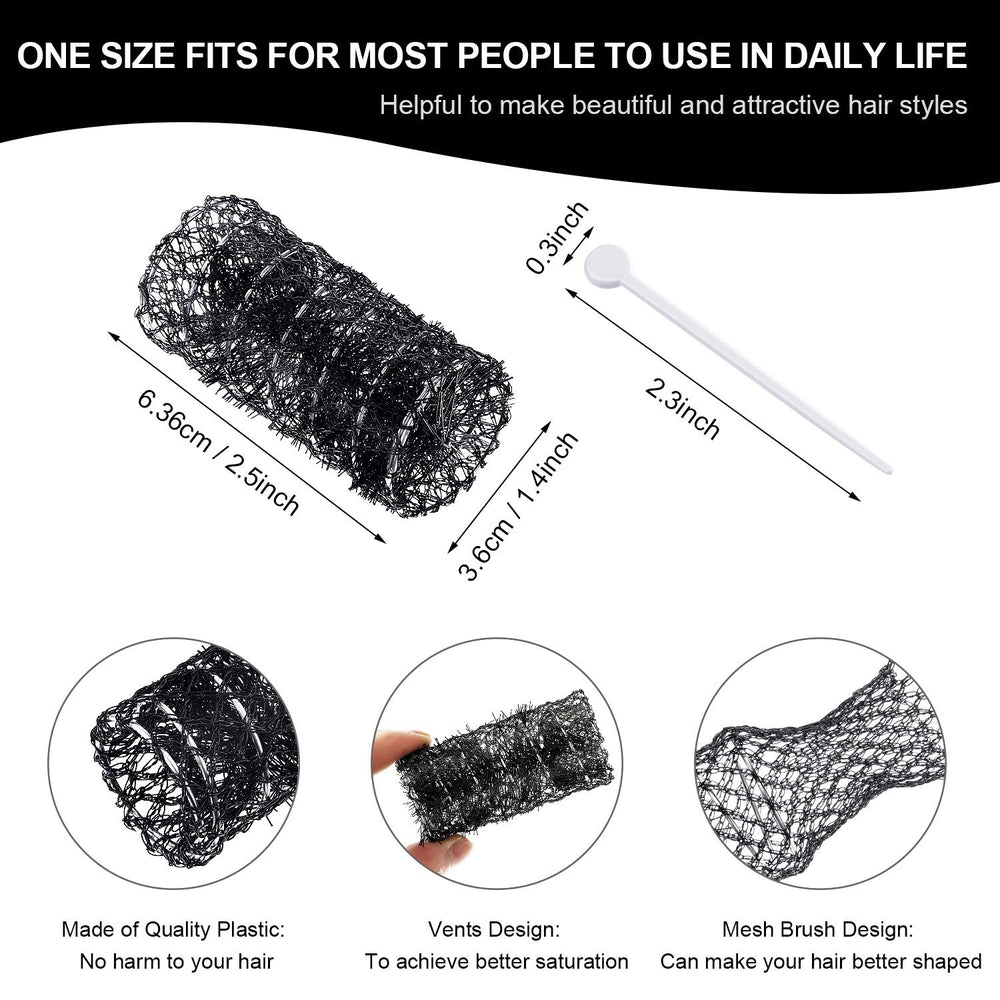 Willbond wire-mesh hair rollers provide flexible, long-lasting curls