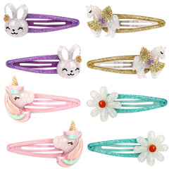 Wingchold unicorn sparkly hair clip adds whimsy and secure hold for daily outfits