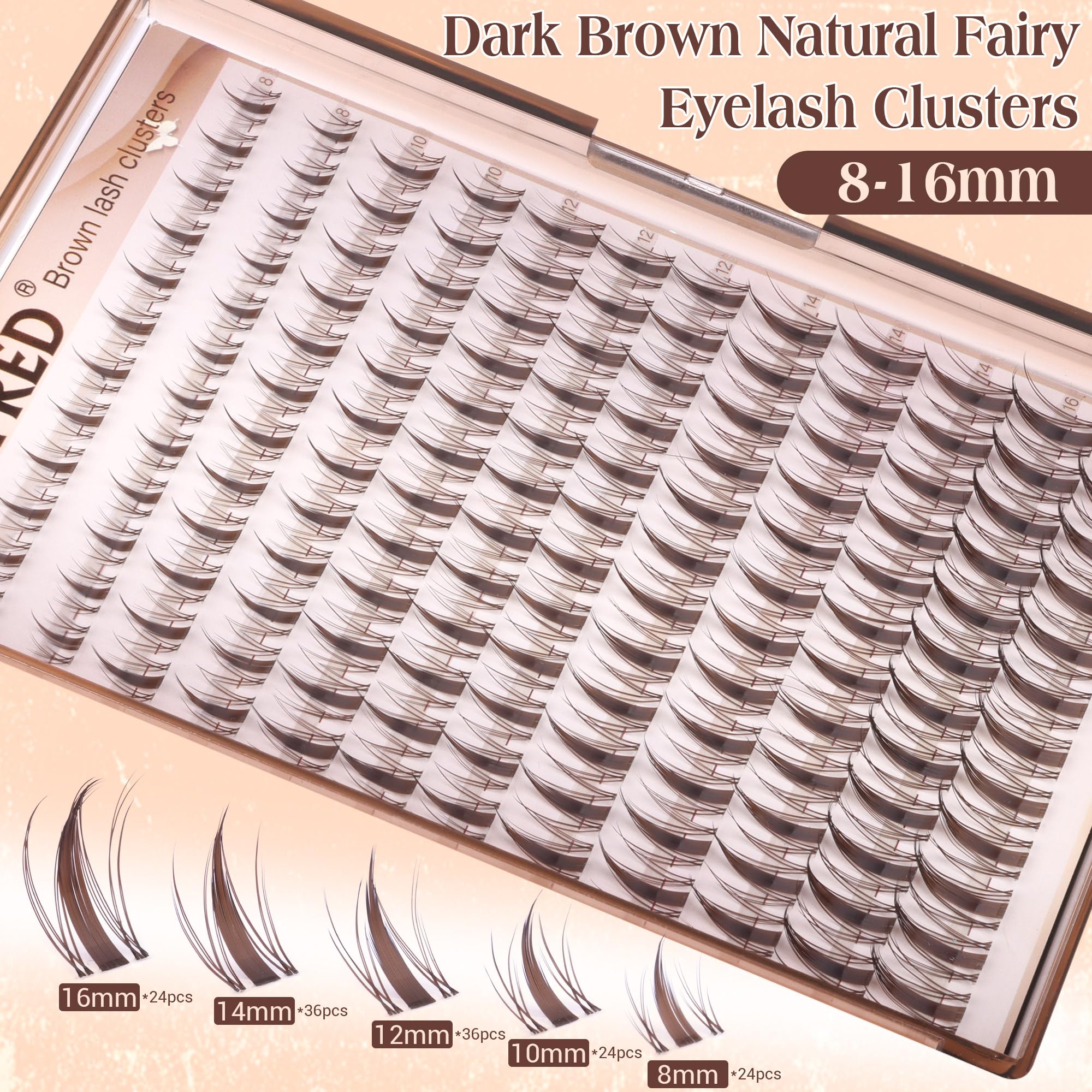 Winifred durable lash clusters designed for multiple uses