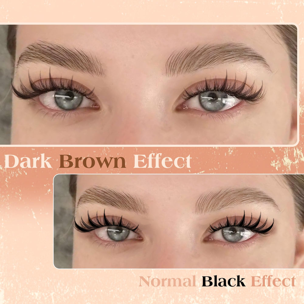 Winifred soft-touch lashes with ultra-thin clear band for feather-light comfort