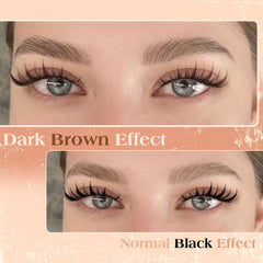Winifred soft-touch lashes with ultra-thin clear band for feather-light comfort