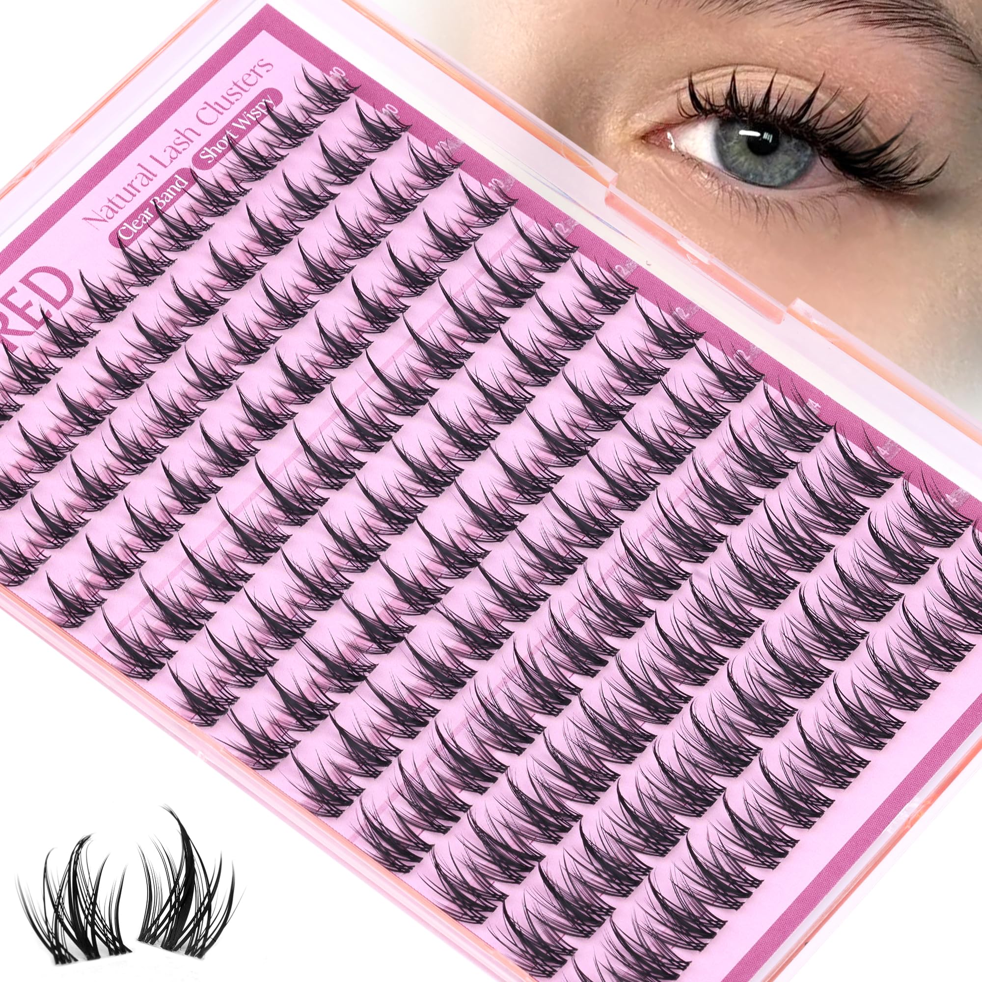 Winifred Daily-life friendly clusters are easy to wear with glasses.