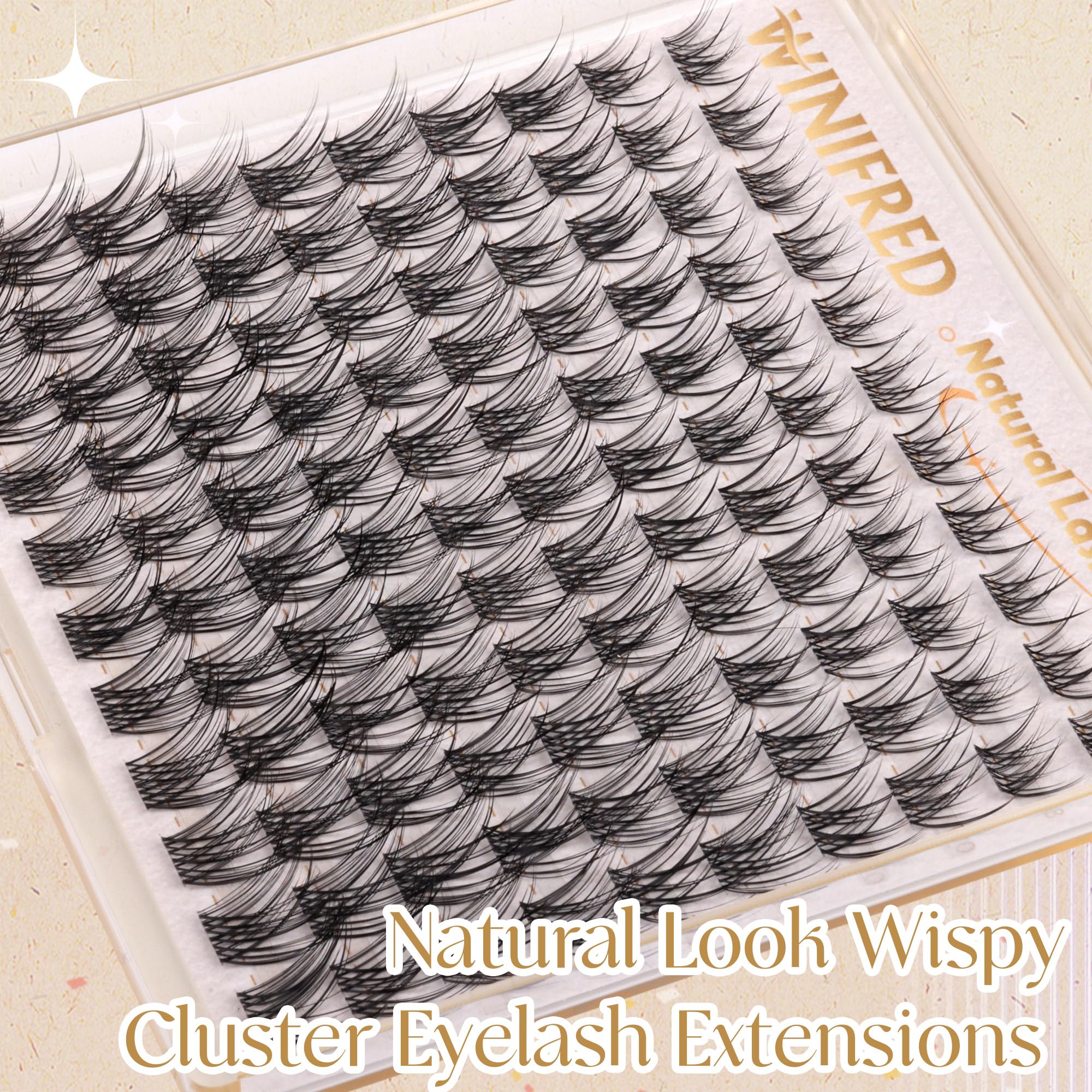 Winifred DIY lash extension at home for simple beauty routine.