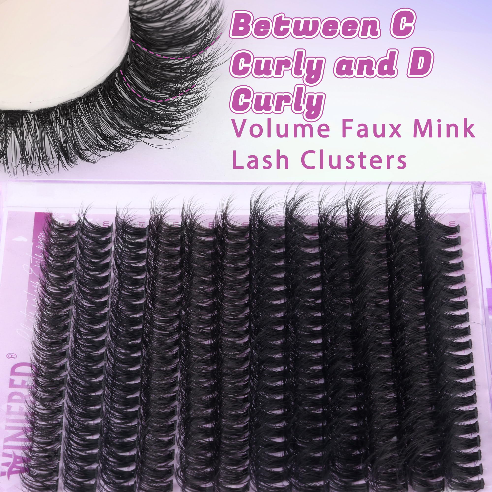 Winifred lash-seal for durability and polished finish.