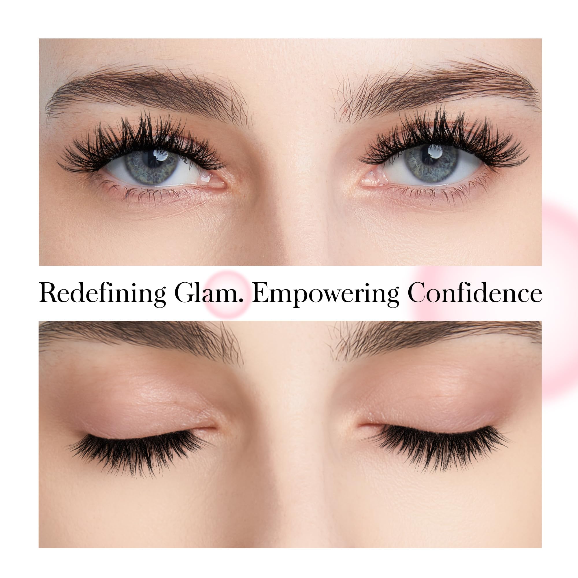 WINKGIGGLE ultra-thin band provides comfort and seamless blend with natural lashes.