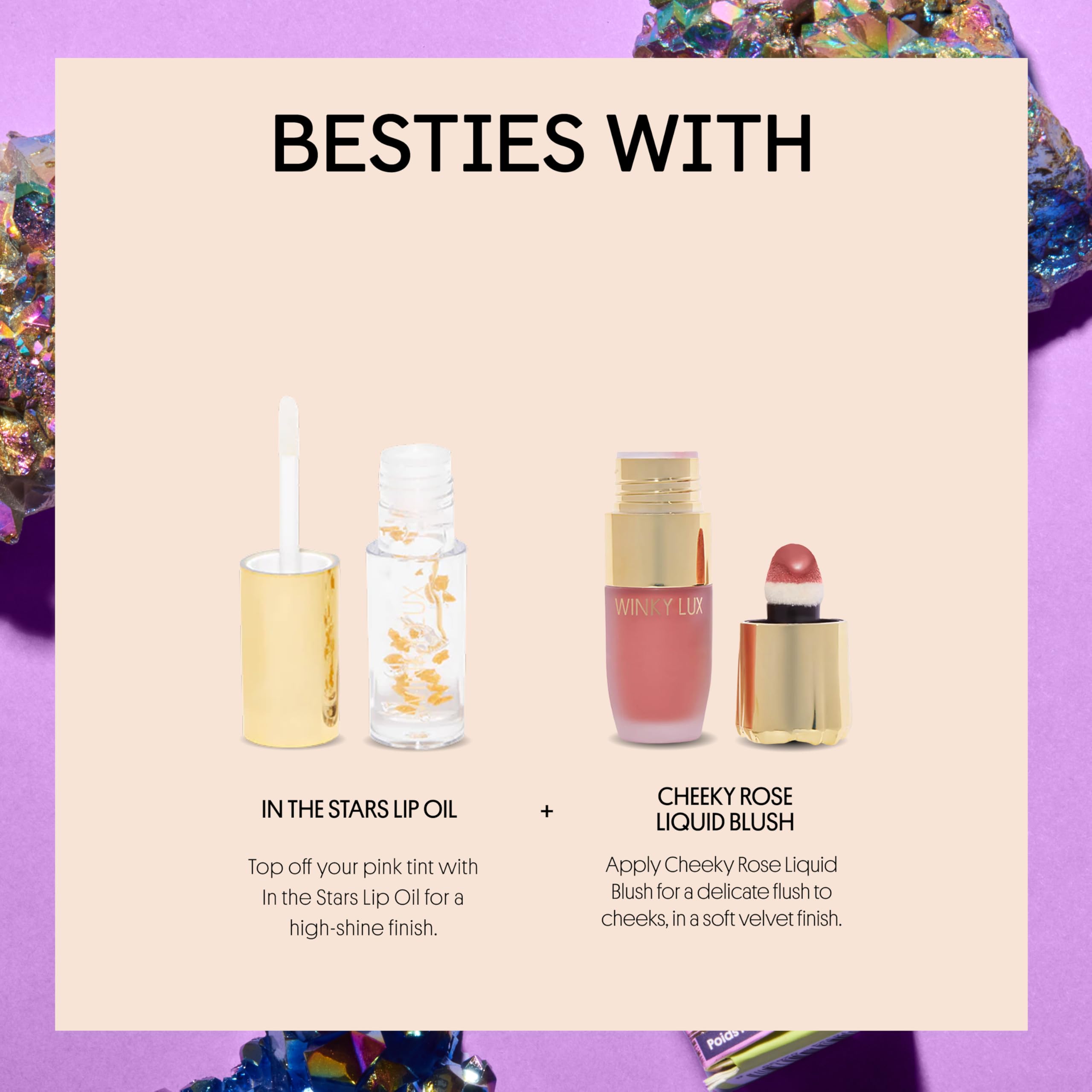 Winky Lux Aurora Glimmer Balm travel packaging for on-the-go use