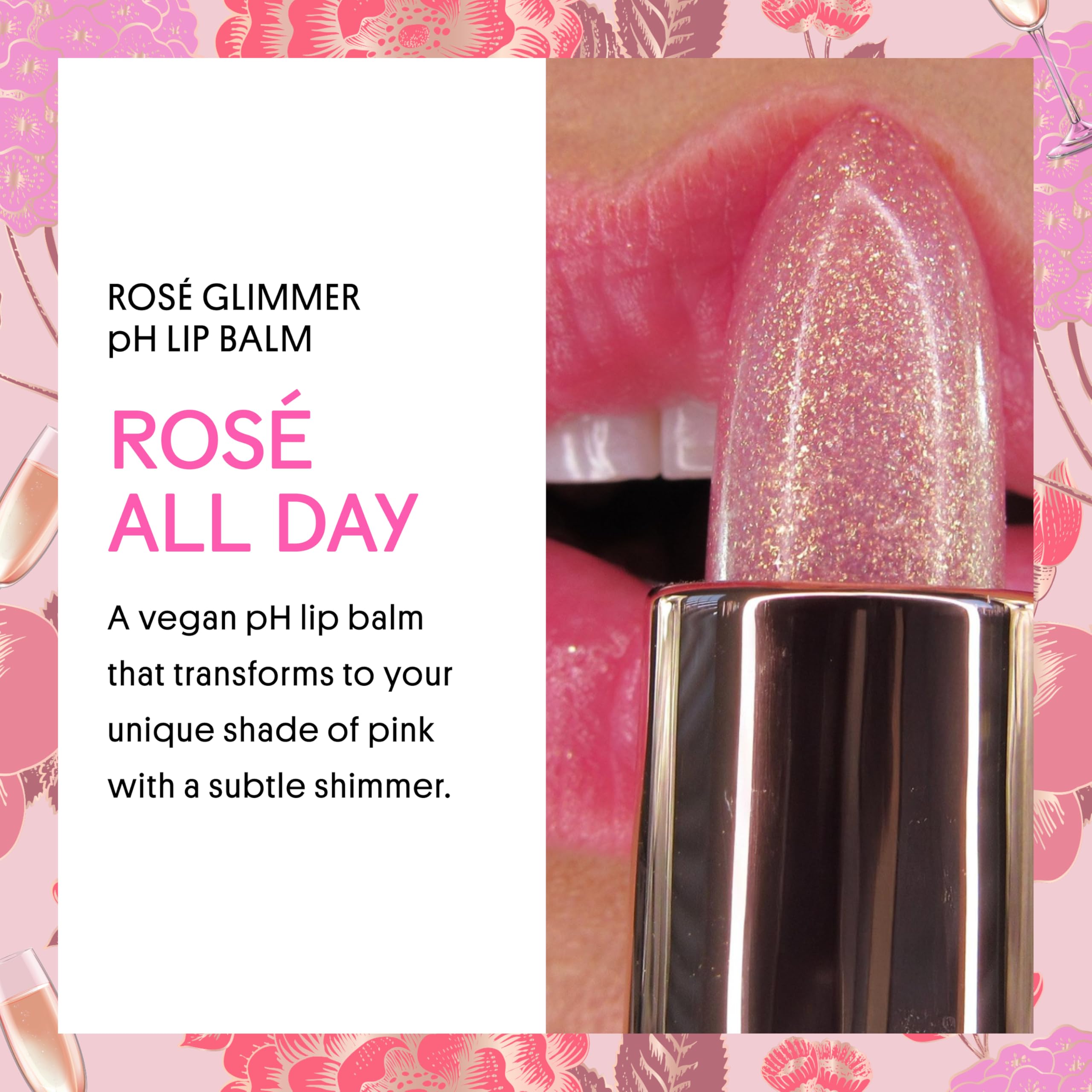 Bálsamo Glimmer Rosa de Winky Lux, textura cremosa y brillo sutil