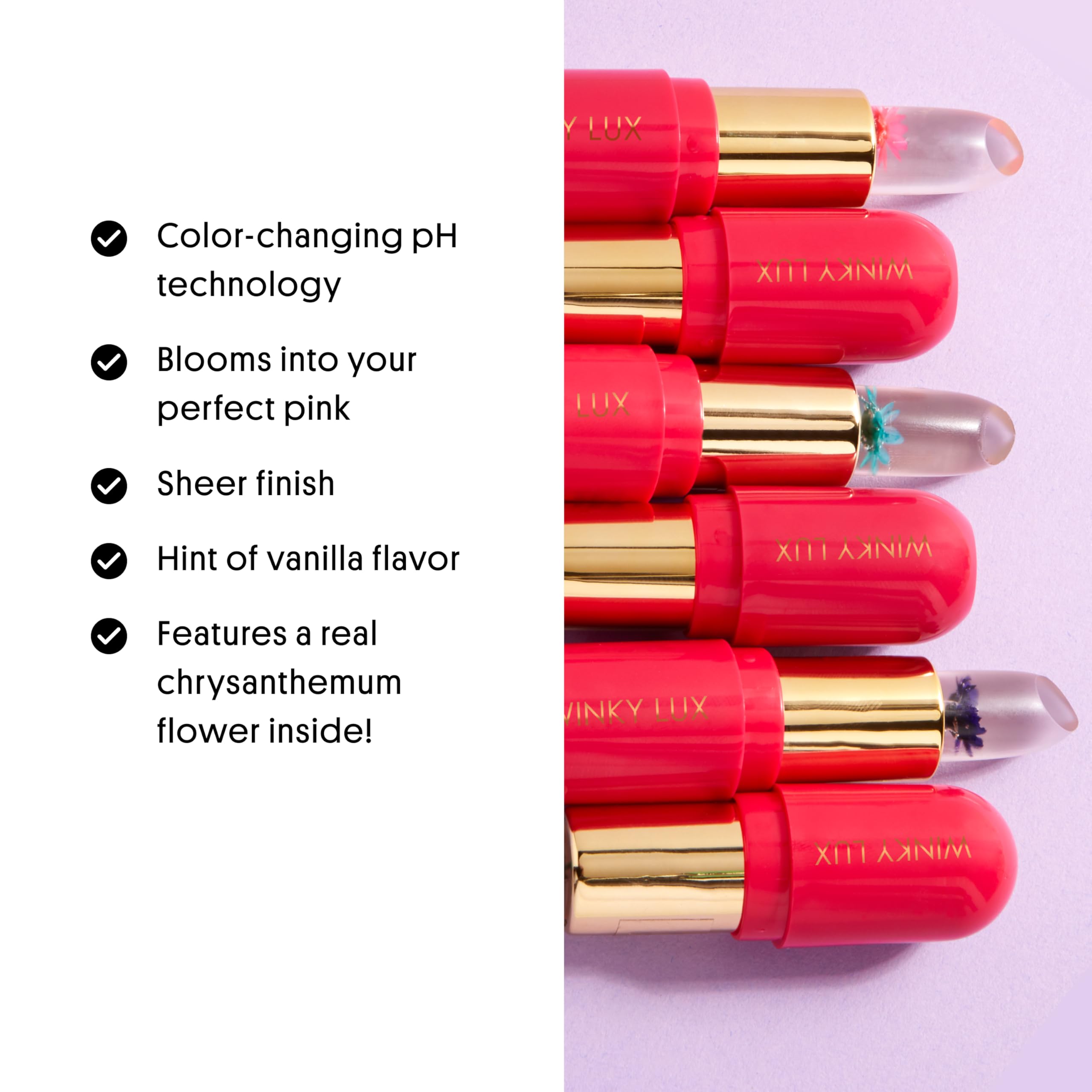 Flower Balm con crisantemo suspendido, arte en barra