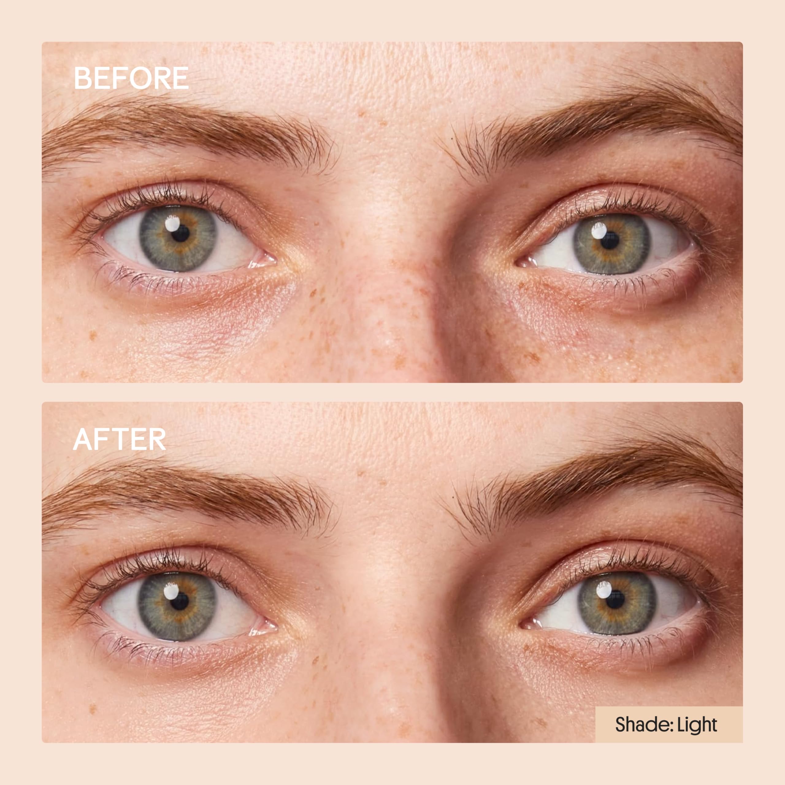 Winky Lux Peeper Perfect light shade swatch for under-eye color correction.