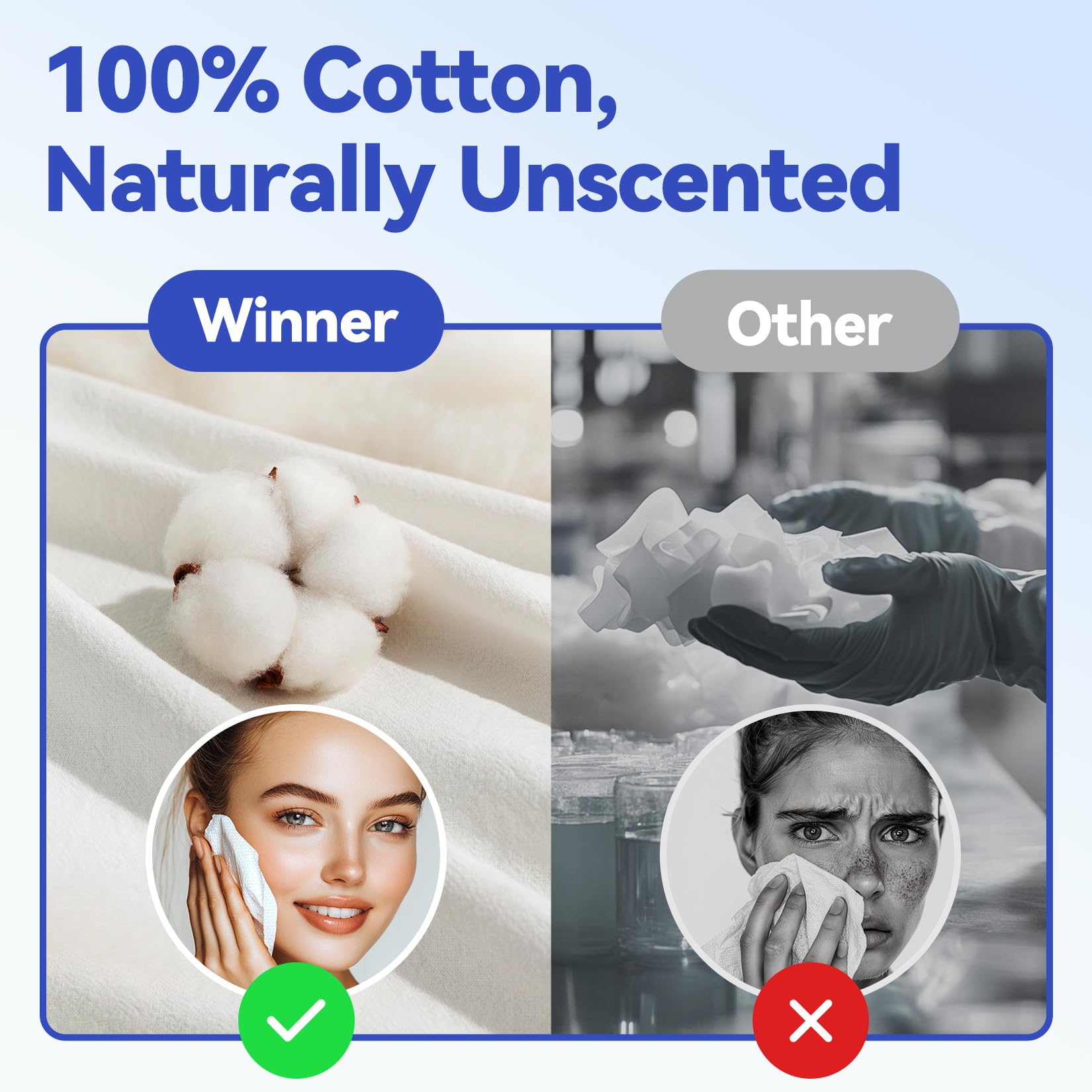 Winner Face Towels biodegradable and eco-friendly towels for sustainable care