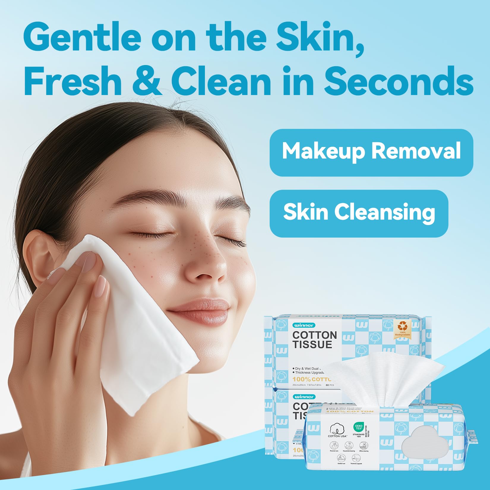 Winner gentle on sensitive skin reduces friction during routines.