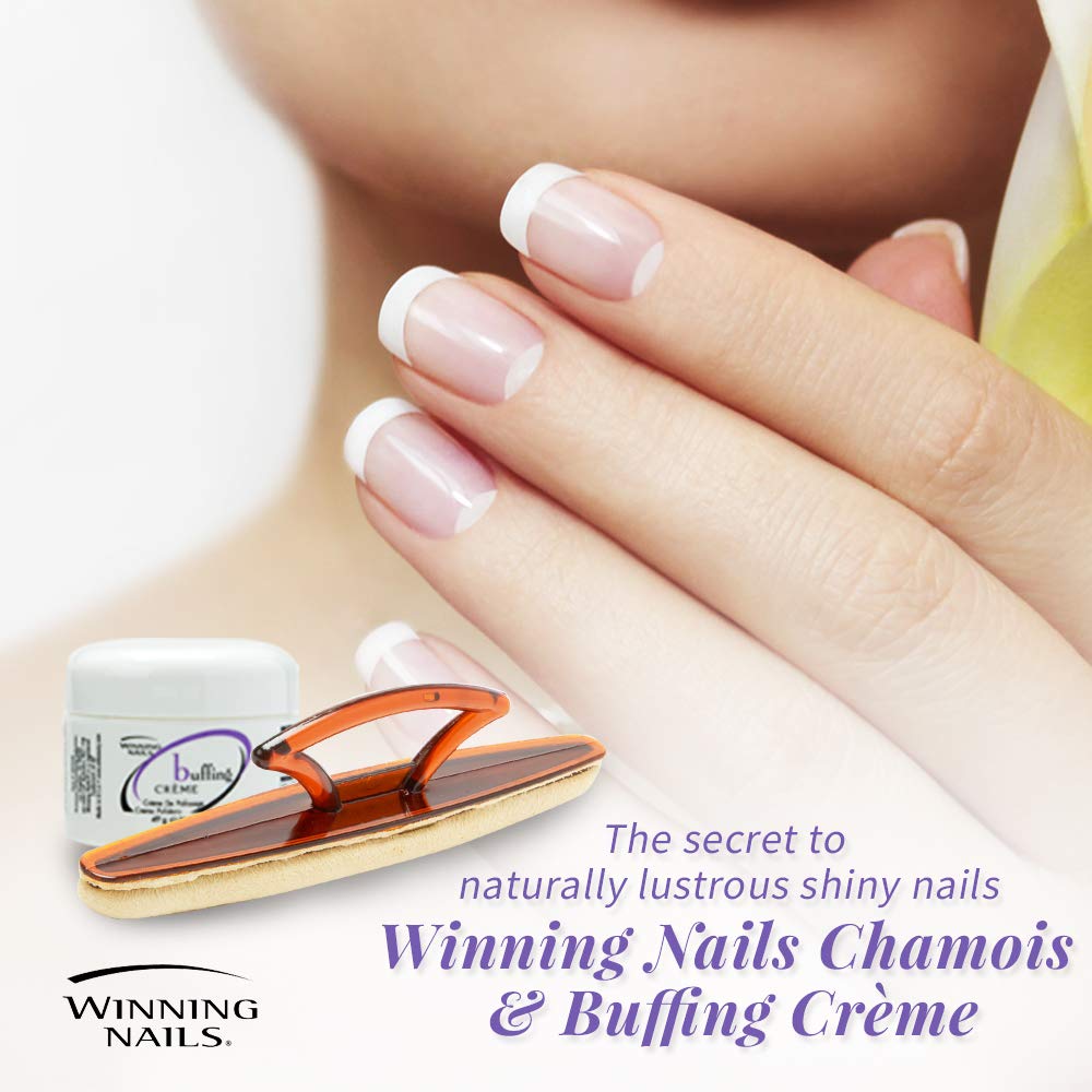 Winning Nails Buffing Cream moisturizes nails and cuticles to prep for polish or shine.