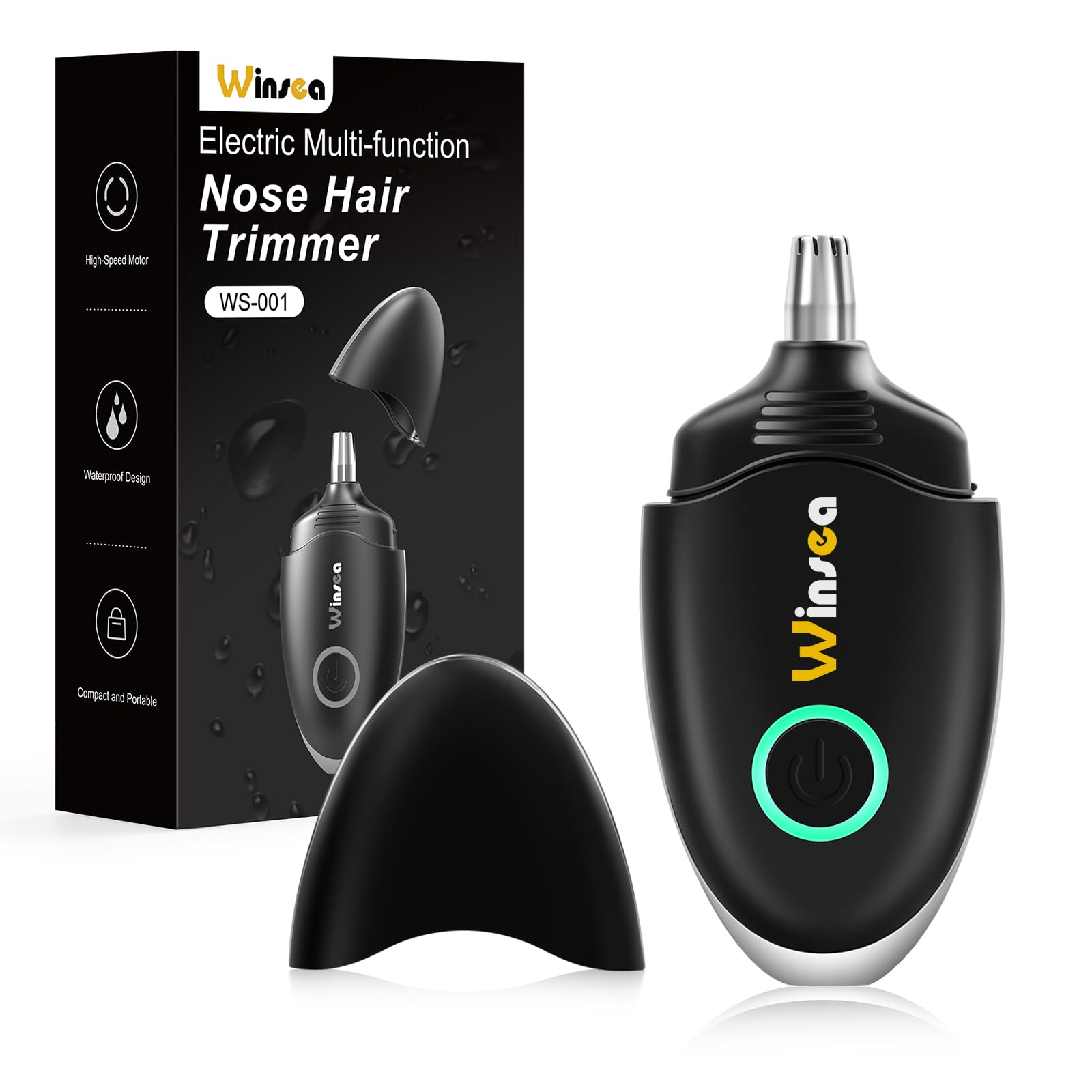 Winsea ear and nose trimmer with precision blades for gentle grooming.
