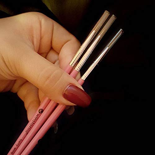 Winstonia Berry Wine versatile brush for nails and crafts.