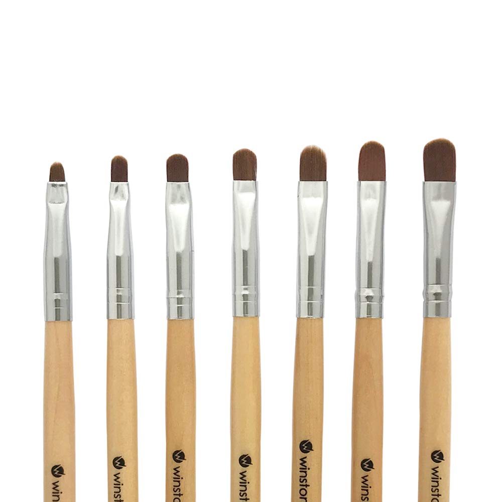 Winstonia gel nail brush set overview for precise gel overlays