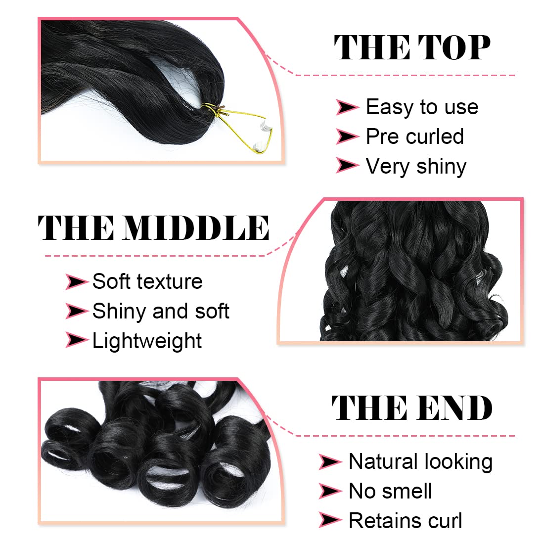 WIPPORYA easy-install braiding hair for faster braids