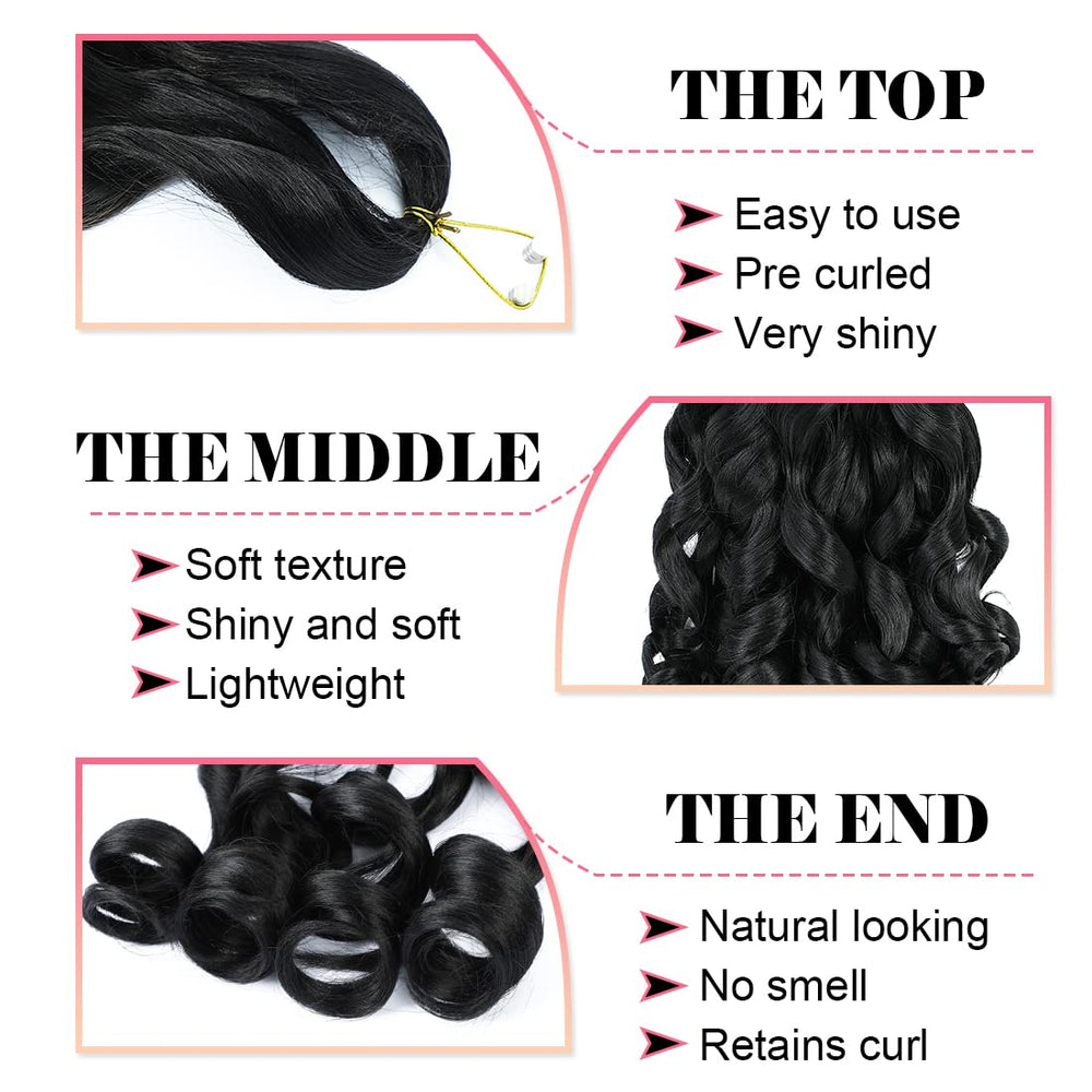 WIPPORYA easy-install braiding hair for faster braids
