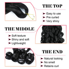 WIPPORYA easy-install braiding hair for faster braids