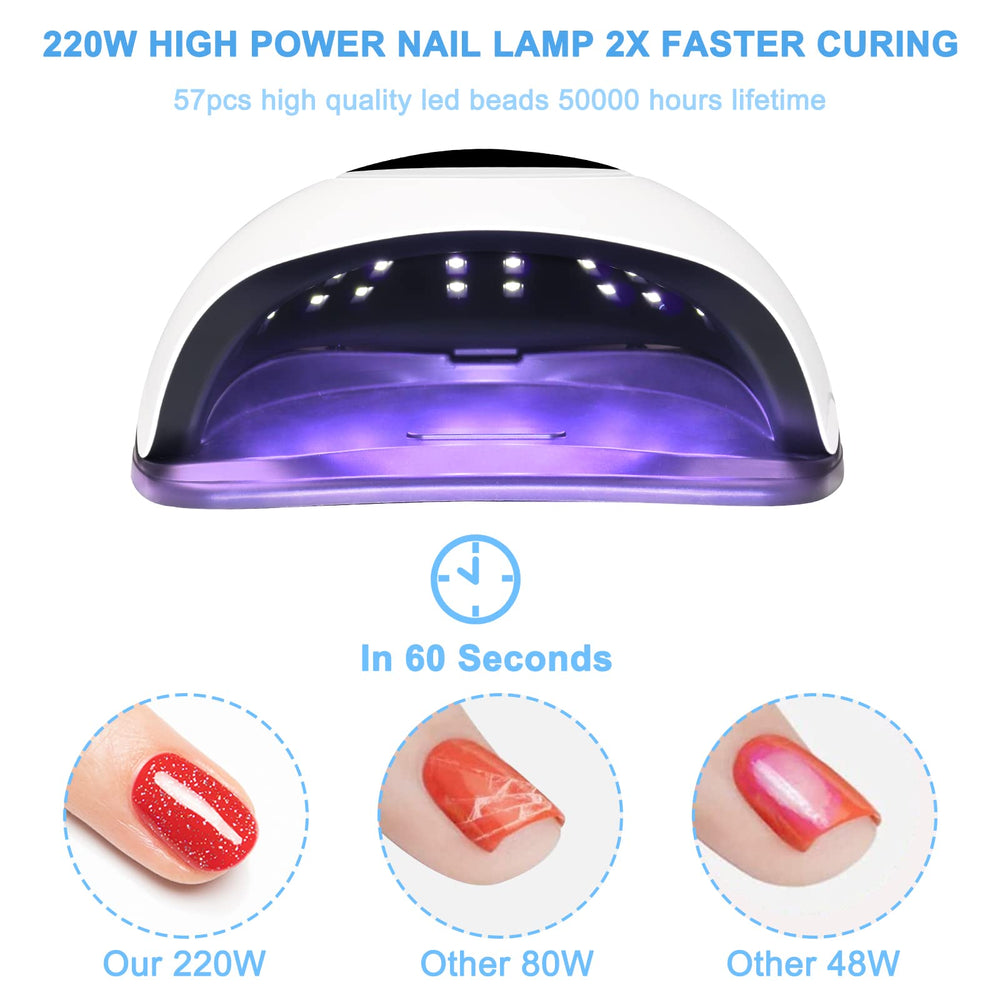 Infrared sensor on Wisdompark nail lamp for touch-free operation.