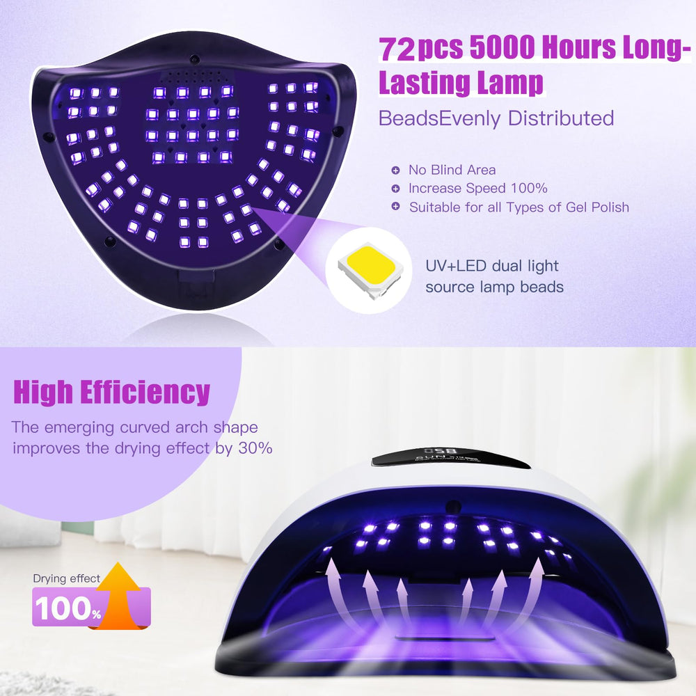 Wisdompark UV-LED nail lamp top panel for even light distribution.