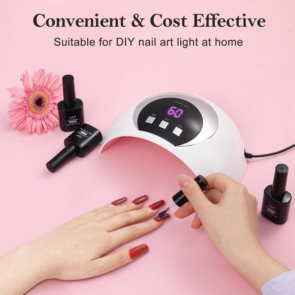 Wisdompark UV LED Nail Lamp USB port enables power anywhere.