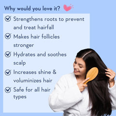 WishCare Anti Hairfall Shampoo lather demonstrating cleansing action on hair