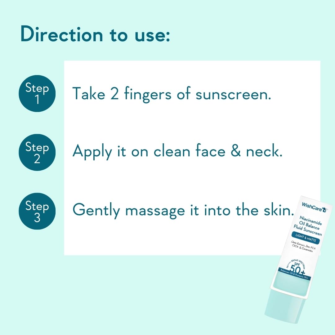 Fragrance-free WishCare sunscreen suitable for sensitive skin