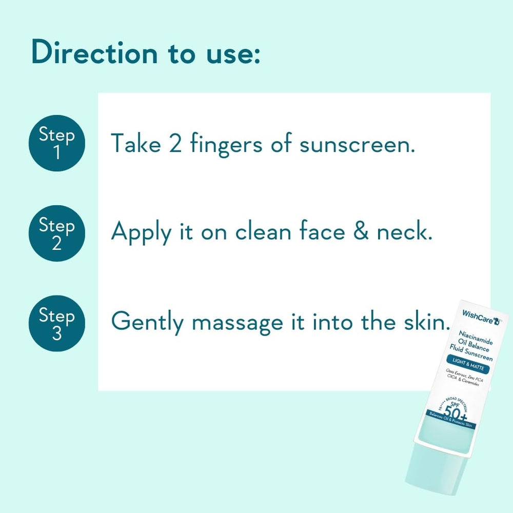 Fragrance-free WishCare sunscreen suitable for sensitive skin