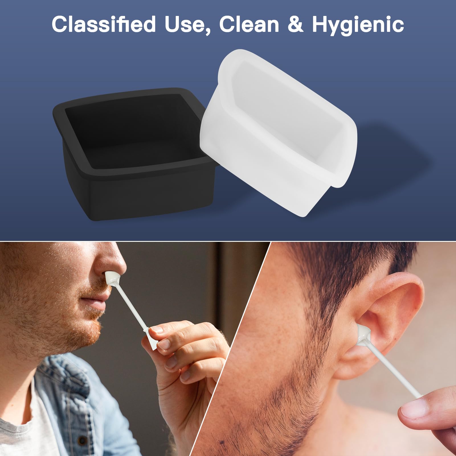 WITOROR Nose Wax Kit Men melting pot in use.