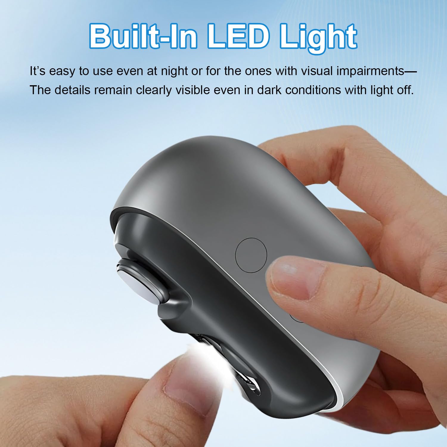 witpiny All-in-one nail care trims and shapes nails in one step