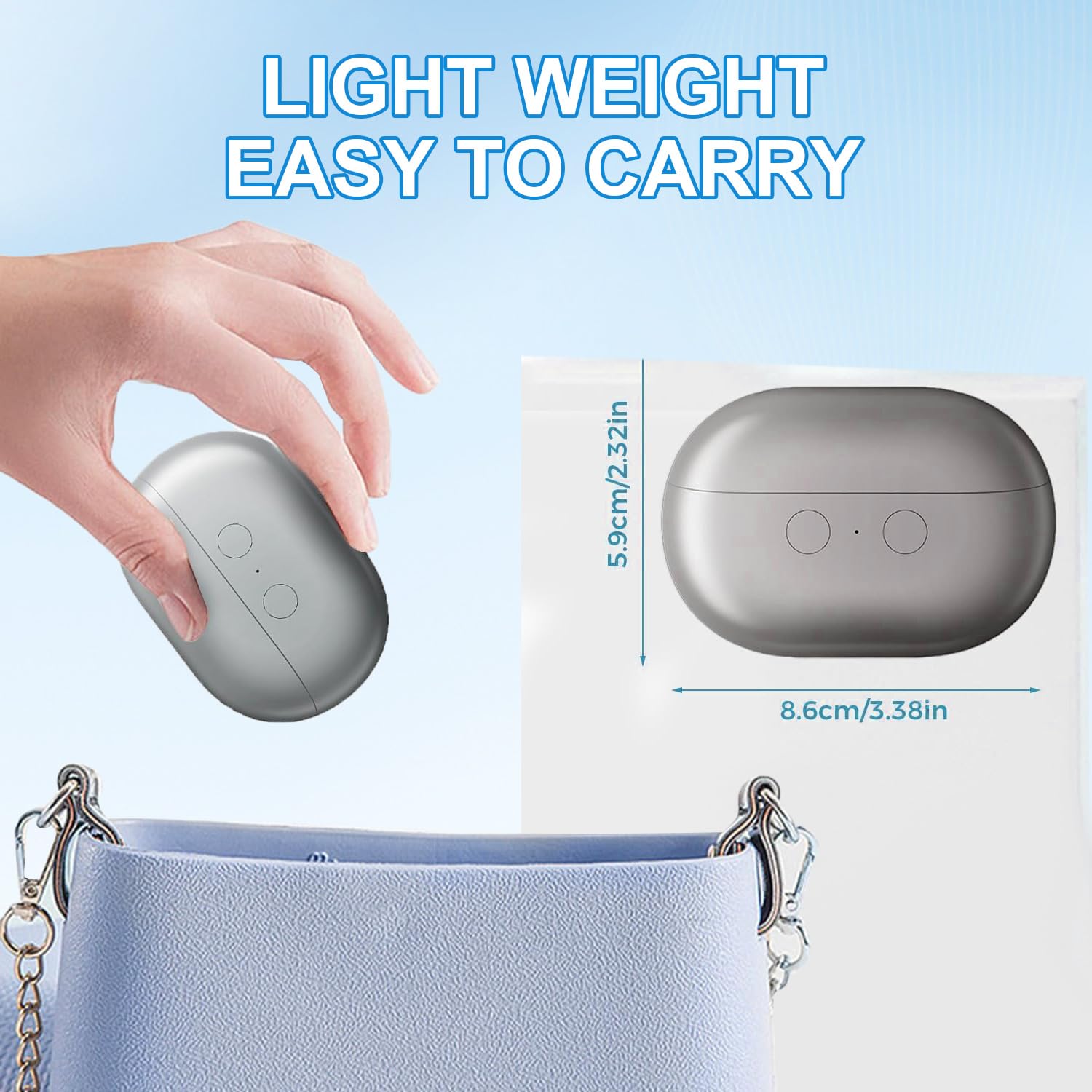 witpiny Two-speed settings adapt to nail thickness and sensitivity