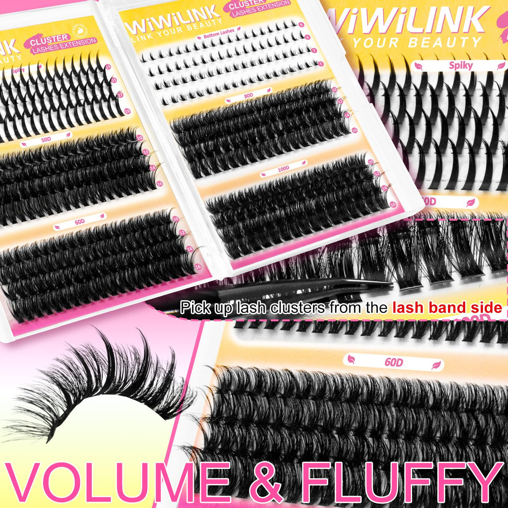WiWiLINK 10-16mm lash extensions range for natural to dramatic.