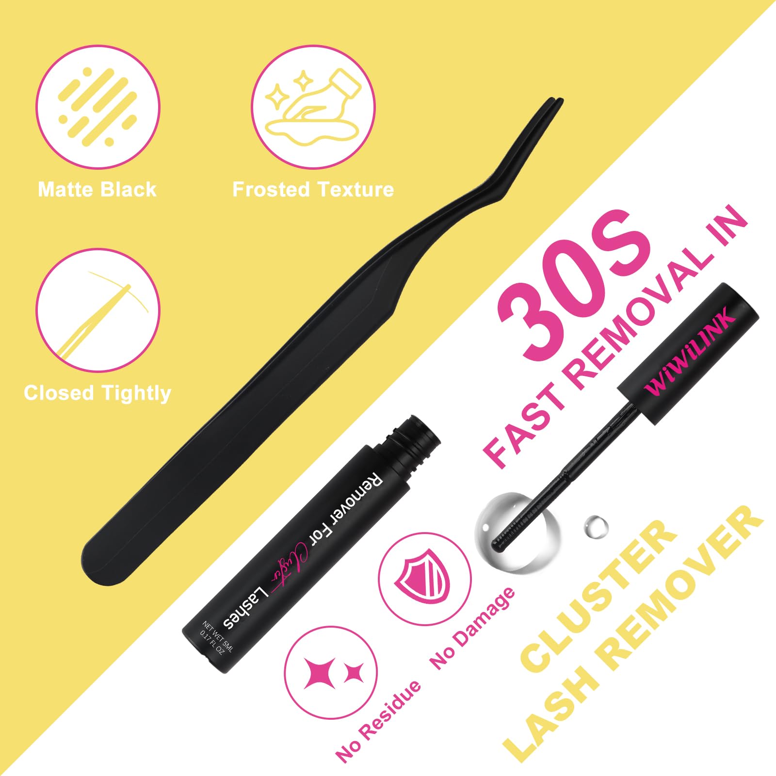 WiWiLINK easy DIY lashes for work, dates, or parties with reliable attachment
