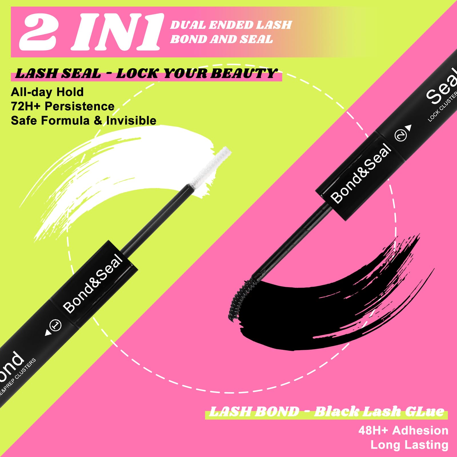 WiWiLINK lash applicator tweezers enable precise application.
