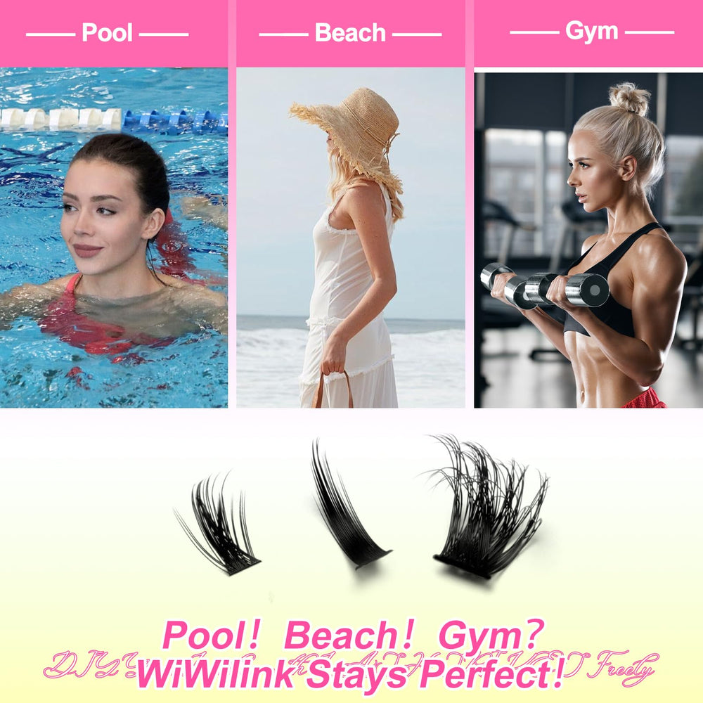 WiWiLINK reusable fluffy clusters for 15+ wears.