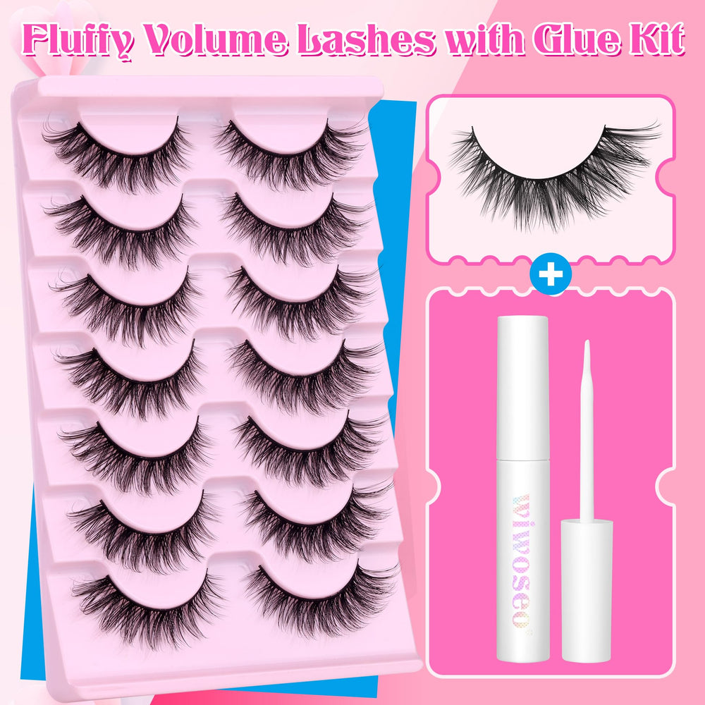 wiwoseo cat eye lashes extensions for enhanced outer corner lift with natural taper