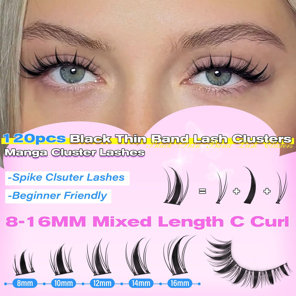 wiwoseo cat eyes manga style lashes add playful drama