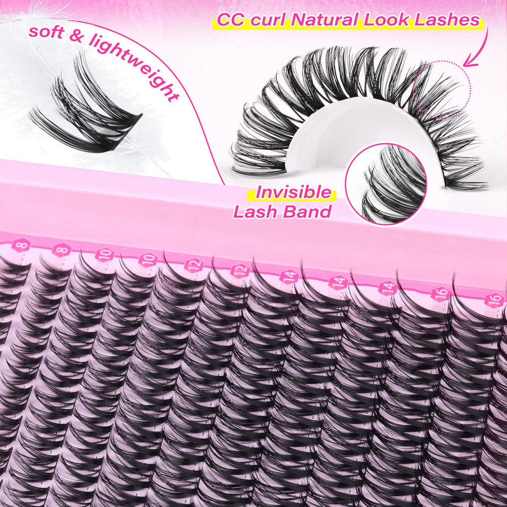 wiwoseo Flora Lash Clusters cat-eye spiky style for bold evenings