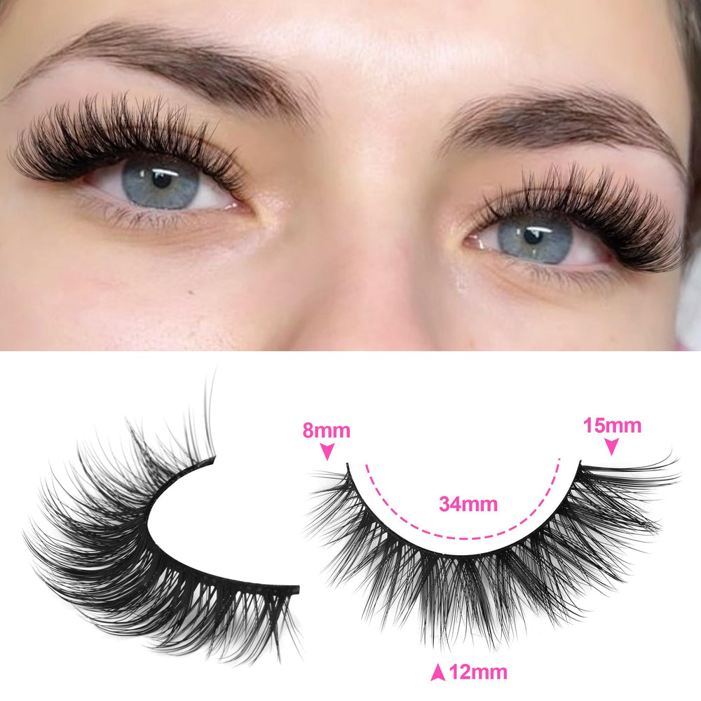 wiwoseo thin band lashes lightweight design delivers comfortable wear and zero heavy feeling
