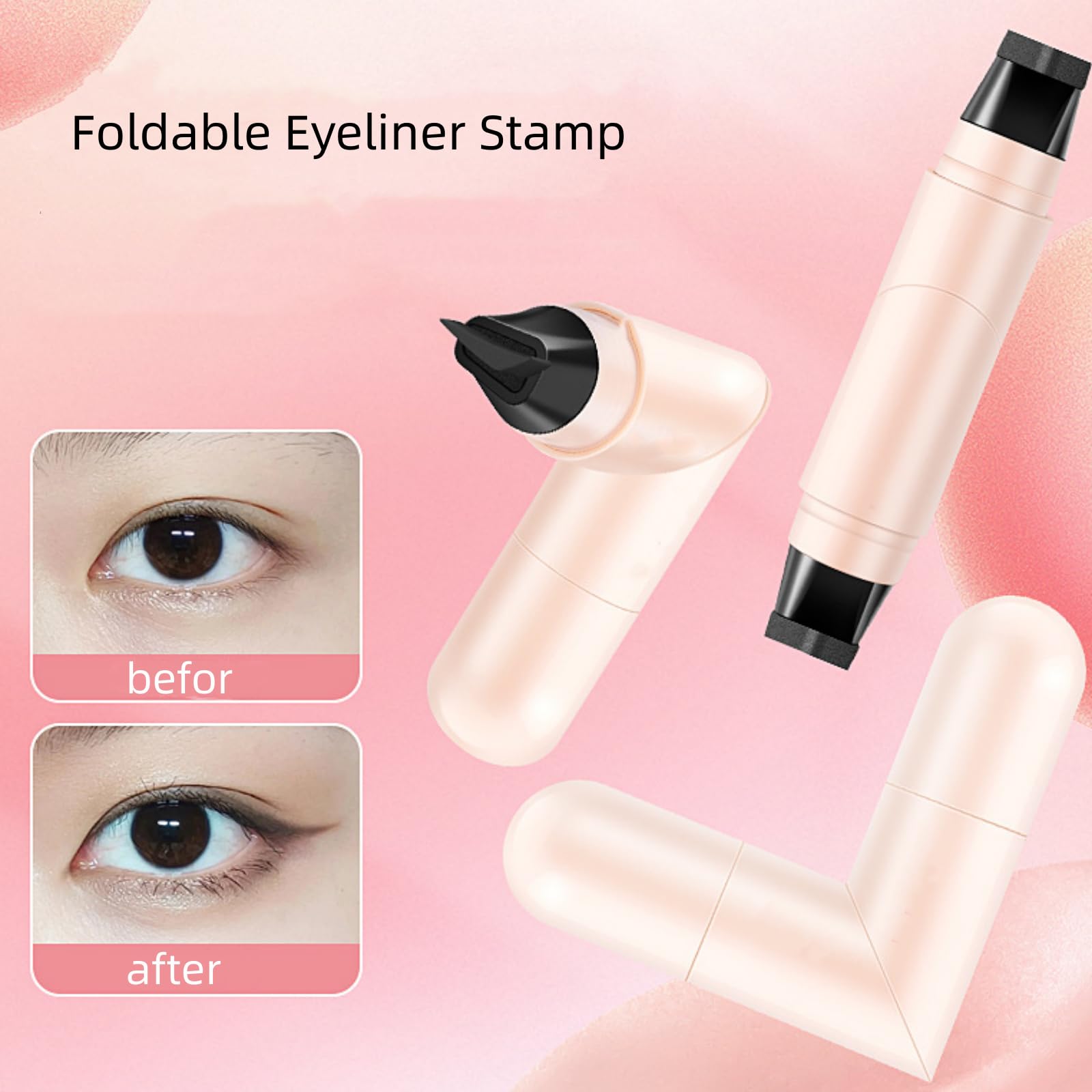 WJSFDLY beginner friendly eyeliner stamp enables easy wing creation