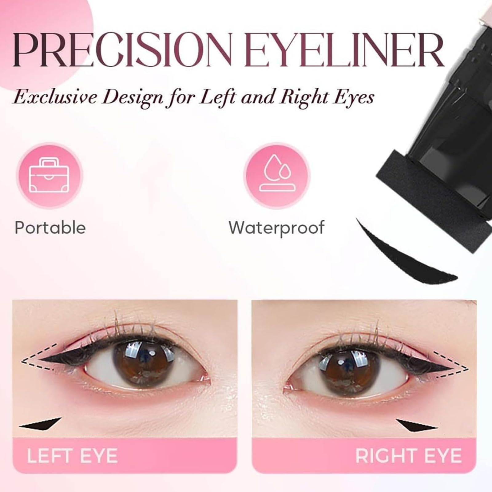 WJSFDLY waterproof and smudge‑proof formula ensures lasting wear